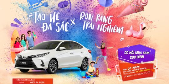 Bùng nổ khuyến mại chào hè cực sốc với dòng xe Toyota Vios Bùng nổ khuyến mại chào hè cực sốc với dòng xe Toyota Vios