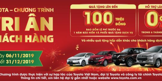 CƠ HỘI NHẬN QUÀ GIÁ TRỊ TỪ TOYOTA CƠ HỘI NHẬN QUÀ GIÁ TRỊ TỪ TOYOTA